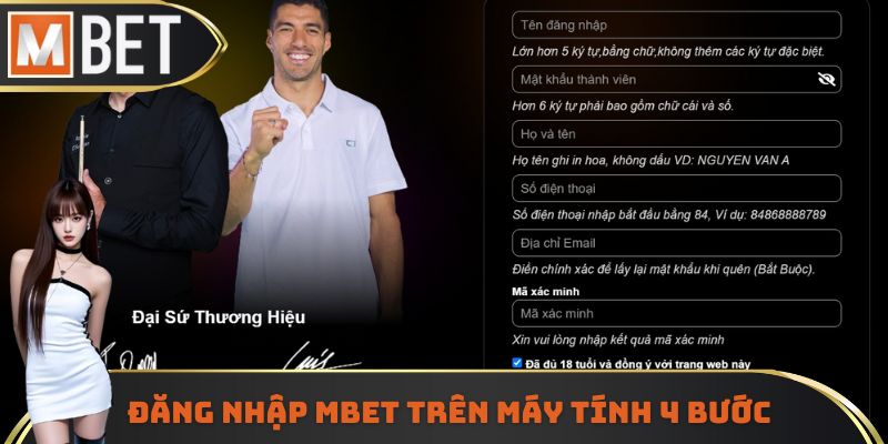 Đăng nhập MBET trên máy tính 4 bước 